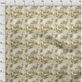 thumbnail image 4 of oneOone Viscose Jersey Olive Green Fabric Florals Craft Projects Decor Fabric Printed By The Yard 60 Inch Wide, 4 of 4