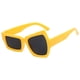 thumbnail image 3 of de sol novedosas Protección divertidas de moda asimétricas retro para Amarillo Colcomx  Gafas de sol de fiesta novedosas, 3 of 7