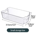 thumbnail image 2 of Miogawg Plastic Storage Bins, Stackable Storage Bin With Handle, Fridge Organizer Bins, Freezer Organizer, Pantry Organizers And Storage Containers, Medicine Cabinet Bin, Multi-Use Organizer Bins, 2 of 2