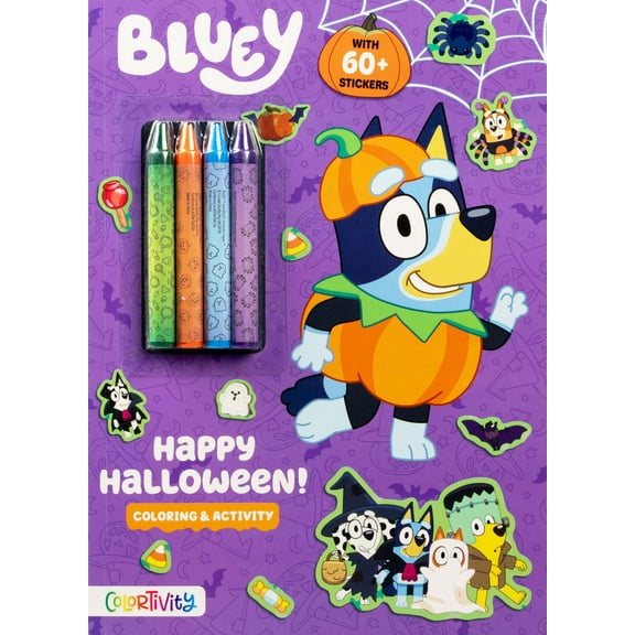 Bluey Colortivity: Happy Halloween!, 48 pages (Paperback)