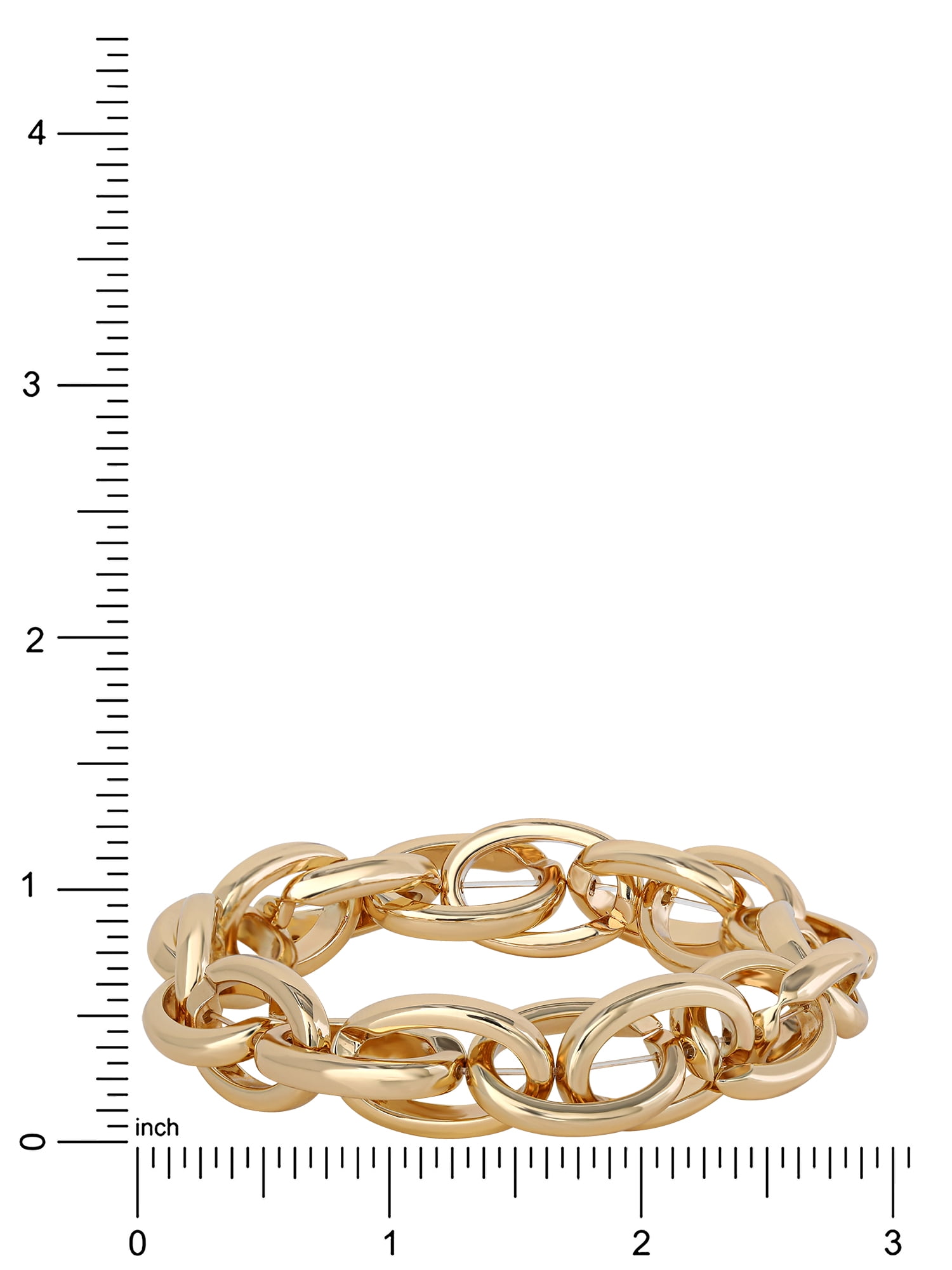 Jessica Simpson Women's Interlocking Link Bracelet