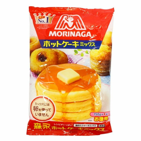 *MORINAGA* HOTCAKE (pancake) mix: 150g x 4 packs Product of JAPAN