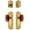 Lifetime Brass, variant on Grandeur 828629 Parthenon Solid Brass Single Cylinder Keyed Entry Knobset And Deadbolt