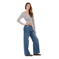 thumbnail image 3 of Forever 21 Women's Grey Cozy Chic Relaxed Sweater, V-Neck Wrap Design for Cozy Fall Layering, XS, 3 of 6