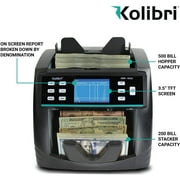 Kolibri Bank Grade Counterfeit Detector North American Cash Money Counter
