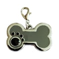 thumbnail image 1 of 2 Pcs 0.9*1.3 Inch Personalized Stainless Steel Pet Silent Label, Shaped Label, Suitable For Pet Lovers, Dog Cat Tag Personalized for Pets, 1 of 8