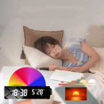 thumbnail image 2 of Despertador de Amanecer, Luz de Despertador con Simulación de Amanecer, Lámpara de Noche con Control Táctil Regulable Multicolor, Posponer, Ayuda para Dormir, 10 Sonidos Naturales,, 2 of 5
