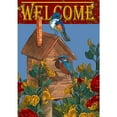 thumbnail image 2 of America Forever Hello Spring Summer Welcome Bluebird Birdhouse Garden Flag 12.5 x 18 inch Double Sided Red Yellow Floral Birds Outdoor Yard Seasonal Decorative Flag, 2 of 5