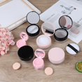 thumbnail image 2 of Tamiz cosmético de 7 estilos, tarro suelto, contenedor de maquillaje de viaje, caja de polvo de plástico portátil, bote de polvo suelto vacío con espejo tamiz Gao Jinjia LED, 2 of 2