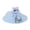 Blue, variant on Sun Visor Hats with Fan, USB Rechargeable Built-in Fan Extended Rim Sun Protection Hat, Elastic Buckle,for Summer Outdoor Daily Use