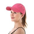 thumbnail image 5 of ORUYROP Quick Drying Ponytail Hat for Women Criss Cross Adjustable Baseball Cap UV Protection Sun Hats, 5 of 5