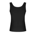 thumbnail image 6 of Ribbed Tank Tops For Women Sevevn Women's Summer Casual Sleeveless Solid Tank U-Neck Ribbed T-Shirt, 6 of 8