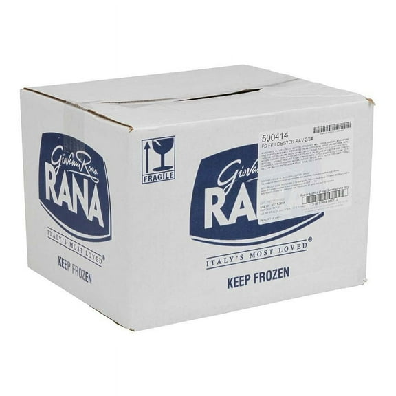 Rana Meal Solutions Fresh Frozen Lobster Ravioli, 3 Pound - 2 per case.