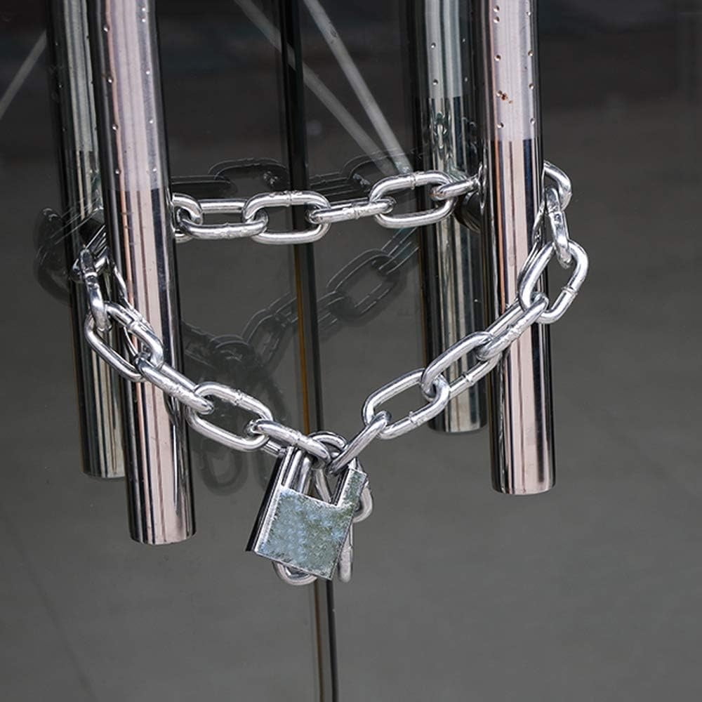 Heavy Duty Long Lock Chain,Premium Case-Hardened Safety Chain,Waterproof & Rust-proof Lock Bike Chain Lock,Security Chain Lock,Cannot Be Cut with Bolt Cutters Or Hand Tools