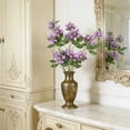 thumbnail image 6 of Artificial Clematis,Faux Floral Bouquet,Realistic Fake Flower for Home Table Wall Vase Decor, 6 of 6