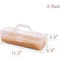 thumbnail image 3 of Caja de almacenamiento para picnic de pasta de 2 piezas con tapa, ideal para cocina y almacenamiento al aire libre, 3 of 5