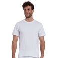 thumbnail image 2 of GÖTZBURG Camiseta para hombre, paquete de 2 - Cuello redondo, algodón, manga corta, lisa Blanco L (Large), 2 of 4