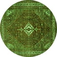 thumbnail image 1 of Ahgly Company Indoor Round Persian Green Traditional Area Rugs, 6' Round, 1 of 1