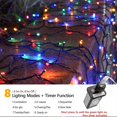 thumbnail image 2 of Christmas Lights Indoor Outdoor, 114ft 300 LED Christmas String Lights with 8 Modes, Timer, Connectable, Waterproof String Lights for Christmas Party, Yard, Garden, Xmas Tree Decorations(Multicolor), 2 of 7