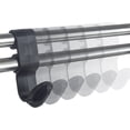 thumbnail image 4 of Lynk Sports Rack with Adjustable Hooks - Sports Gear Storage - Black/Silver, 4 of 5