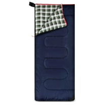 Cotton Flannel Sleeping Bag for Camping Backpacking, Adults Cold Weather Envelope Sleeping Bags with 2/3/4/6lbs Filling