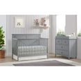 thumbnail image 3 of Oxford Baby Montauk 4-in-1 Convertible Crib, Farmhouse Gray, GREENGUARD Gold Certified, Wooden Crib, 3 of 7