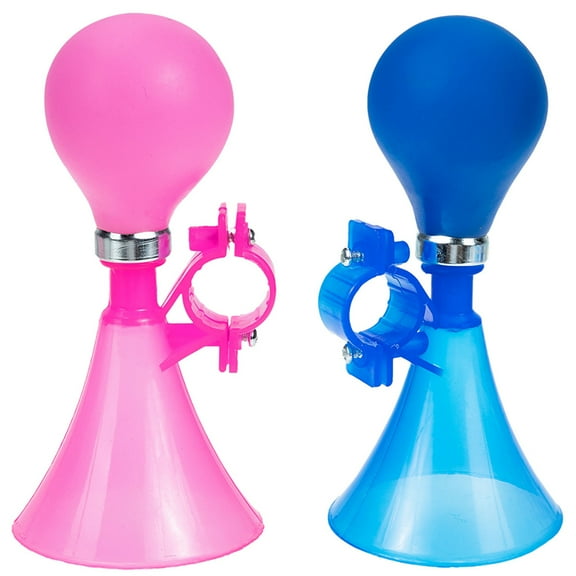 2pcs Kids Bike Air Horn Clown - Reusable Manual Handlebar Bugle for , Small Decorative Safety Horn for Road Riding