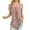 Pink, variant on Fesfesfes Womens Shirts Casual Women Fashion Printed Casual Round-Neck Short Sleeve Loose T-Shirt Blouse Tops Red Tops for Women S(US:4)