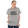 thumbnail image 5 of Pilates Thought You Said Pie Lattes Women's Graphic T Shirt Tees Brisco Brands S, 5 of 5