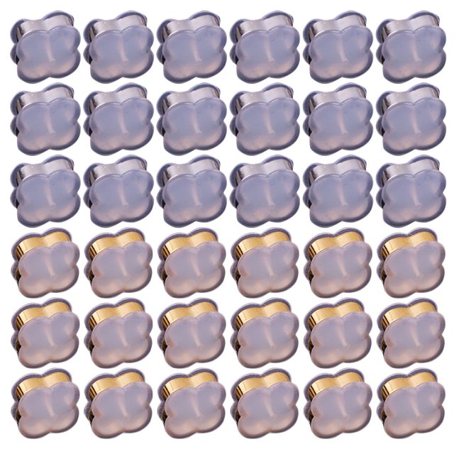 MasteelfCA 50Pcs Earring Backs Soft Silicone Earring Stopper Clear Earring Back Earring Backs Safety Backs