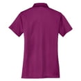 thumbnail image 6 of Yellow Rooster Women's Performance Fine Jacquard Polo Violet Purple 2XL, 6 of 6