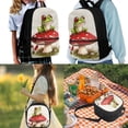 thumbnail image 2 of Binienty Frog Mushroom School Backpack Set for Girls Elementary School Bookbag For Boys With Lunch Box and Pencil Case 3 PCS Kids 17 Inch Book Bag Middle School Supplies, 2 of 7