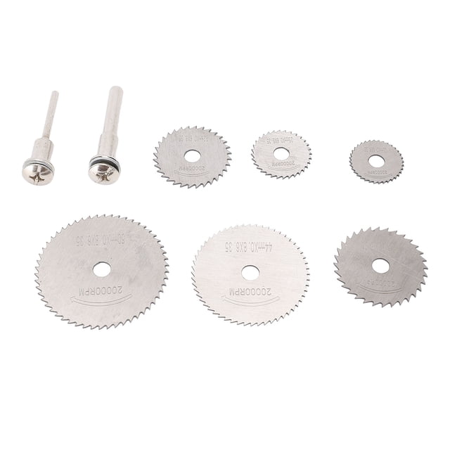 Ensemble de Roues de Coupe, Lames de Scie Circulaires Universelles Haute Dureté Plastique HSS pour Rénovation