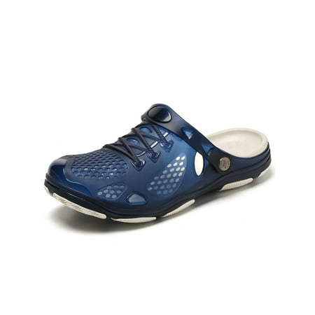 OwnShoe Men's Classic Clogs Garden Shoes Anti-Slip Casual Water Shoe Beach Shower Sandals Summer Slippers