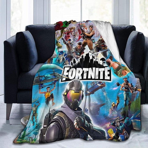 LAICAIW Fort_nite Couverture Super Douce Toutes Saisons en Molleton de Flanelle, Jeté pour Lit, Sofa, Salon, Chambre 60′′x80′′