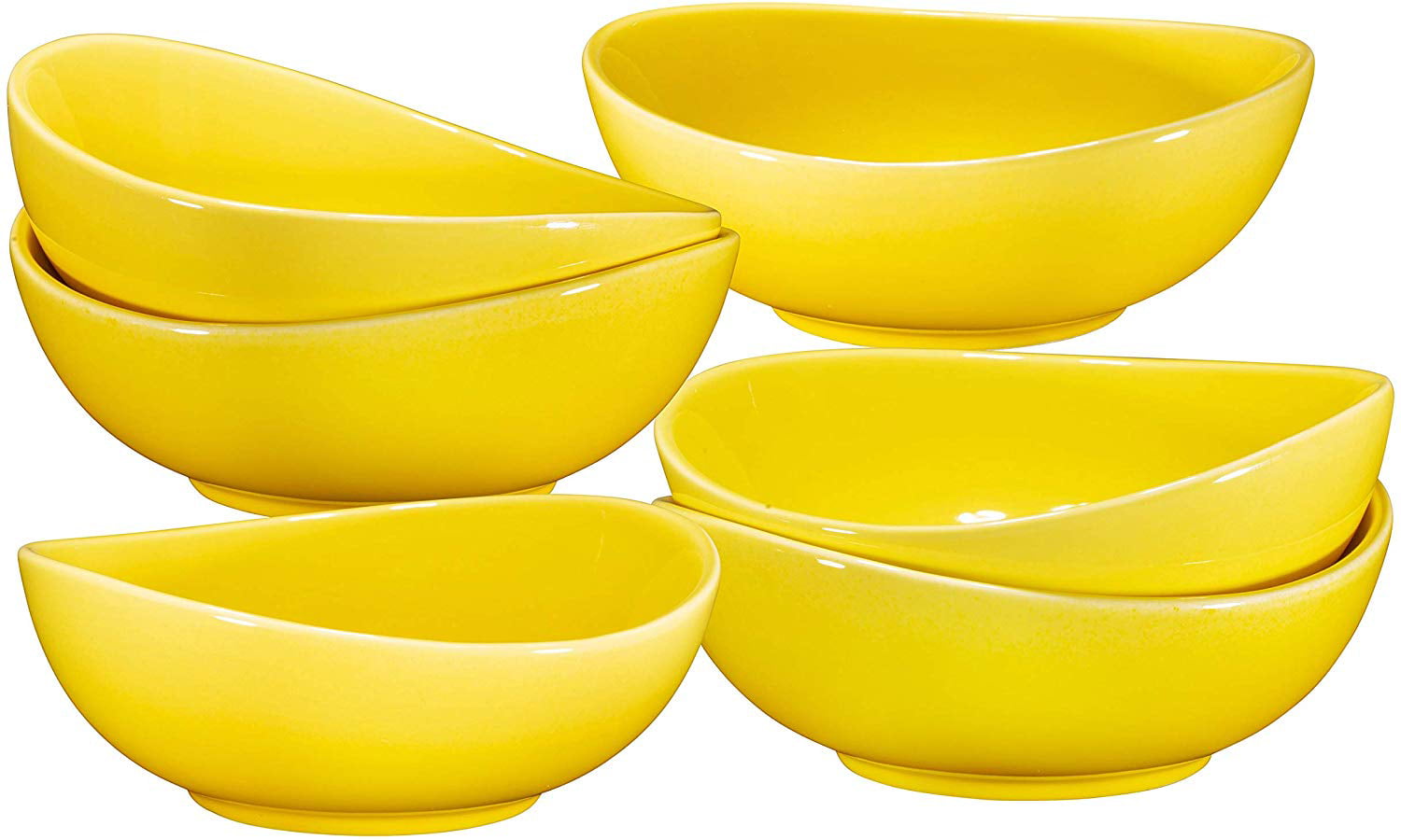 Everyday Ceramic Bowls Set of 4 20 oz By Bruntmor Multicolor 