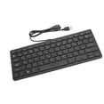 thumbnail image 1 of Japanese Wired Mini Keyboard USB Interface Desktop Mute Ultra Thin 78 Key Computer Supplies, 1 of 8
