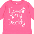 thumbnail image 4 of Inktastic I Love My Daddy Fathers Day Boys or Girls Long Sleeve Toddler T-Shirt, 4 of 5