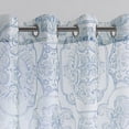 thumbnail image 2 of VCNY Home Adale Blue Medallion Grommet Sheer Curtain Panel, 54" x 84", 2 of 5