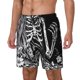 thumbnail image 1 of Fotbe Gothic Skull Floral Art Traje de Baño para Hombre – Shorts de Natación de Secado Rápido con Forro y Bolsillos-Small, 1 of 6