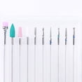 thumbnail image 4 of Graflsoa 10Pcs Nail Grinding Heads Kit with Storage Box, High Hardness Alloy, Multiple Styles for Fast Nail Removal, 2.35mm Handle, Complete Set for Manicure Tools., 4 of 6