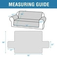 thumbnail image 2 of H.VERSAILTEX 100% Waterproof Sofa Cover Non-Slip Machine Washable with Elastic Straps Slipcovers Pet-friendly Furniture Protector (Oversized Sofa, French Oak), 2 of 7