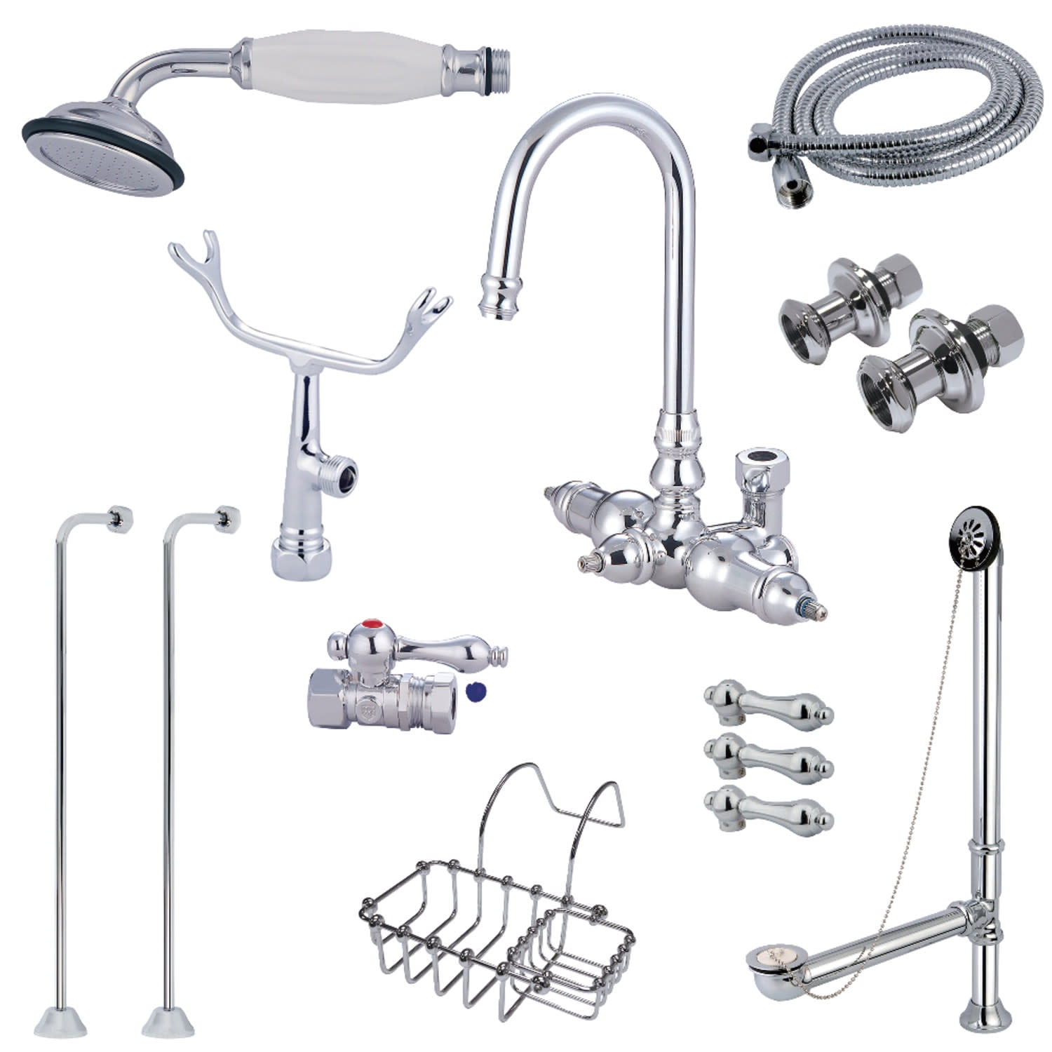 Kingston Brass Shower System Kingston Brass Cck8t.Ss-Sb Shower System - Walmart.com - Walmart.com