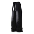 thumbnail image 2 of YABCSAZ Mens Wide Leg Jeans Vintage Washed Baggy Denim Pants Loose Fit Straight Leg Open Bottom Casual Jeans Cotton Stretch Relaxed Fit Streetwear Trousers for Men, 2 of 8