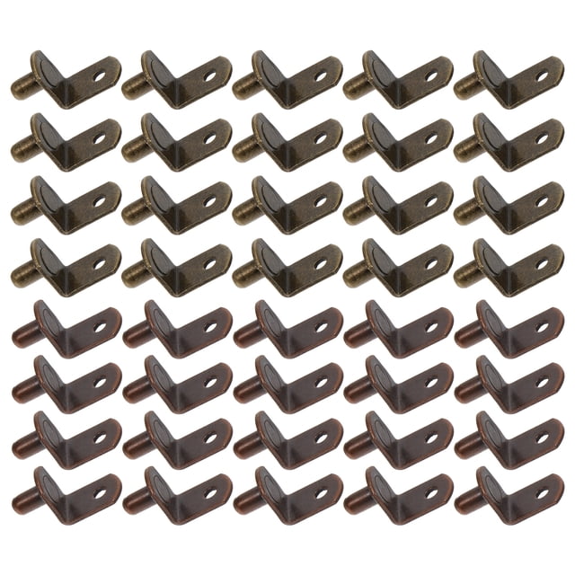 Miangastore Supports d'Étagère pour Amélioration de la Maison Acier Laminé à Froid 80 Pcs