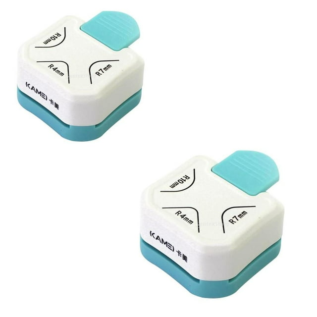 2x Recortadoras de Papel para Esquinas, Herramienta Cortadora de Bricolaje Laminada forma forma forma R4 / R7 / R10