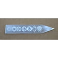 thumbnail image 4 of Selenite Crystal Charging Plate, Chakra Engraved Pointed Selenite Stick Bar, 4 of 5