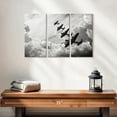 thumbnail image 2 of Elephant Stock Ww2 Military Airplanes Wall Art - Horizontal Multi Panel Canvas - Living Room Wall Decor - Military Multi Panel - Gray And Black Decor - 23" x 14", 2 of 4