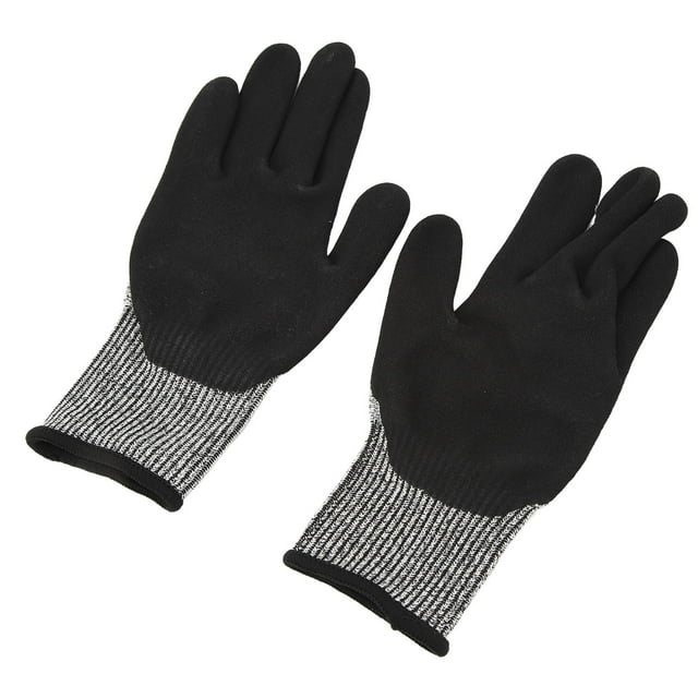 Guantes a Prueba de Pinchazos Guantes de Nitrilo Resistentes a Cortes Protección de Nivel 5 Guantes de Seguridad Anticorte de Buen Agarre para ANGGREK Otros