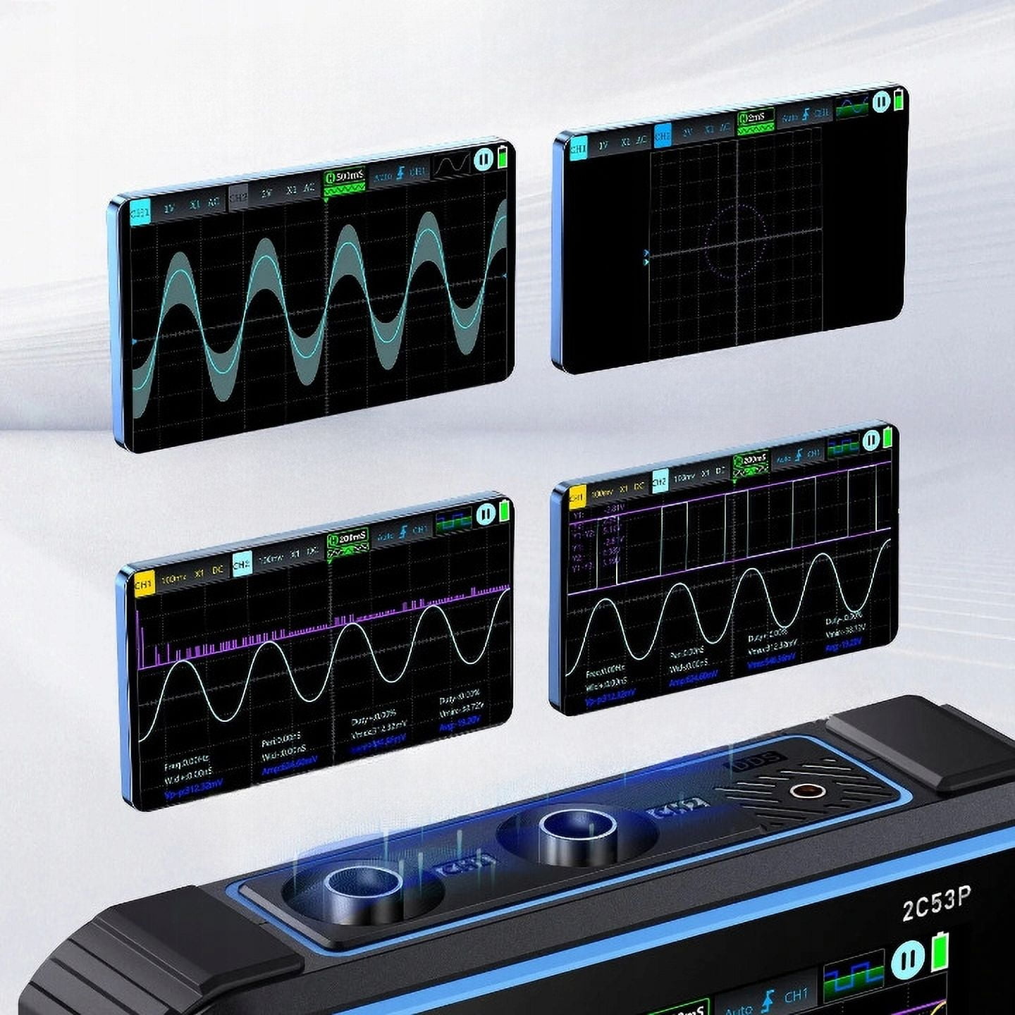 Digital multimeter signal meter oscilloscope 3in1 FNIRSI 2C53P